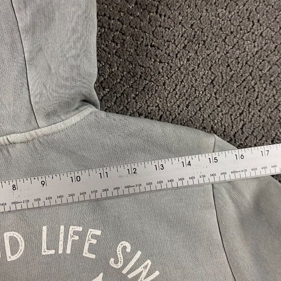 Vineyard Vines Hoodie Women's Large Sun Faded Fishbones Living The Good Life - Picture 11 of 13